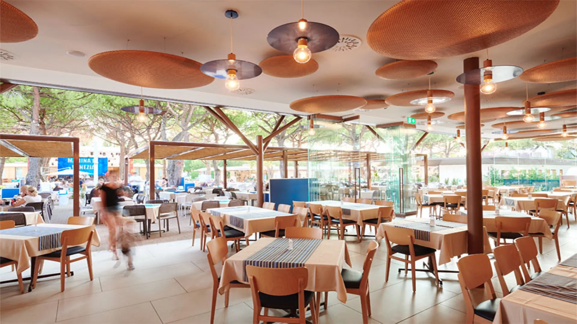 Sala del Ristorante Piazza Marina